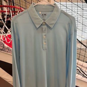 Adidas men’s long sleeve golf shirt